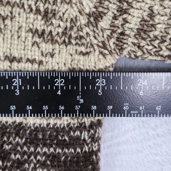 Bare Fox Urban Gear Sweater Mens XL Grandpacore Knit Soft Acrylic Brown - Picture 5 of 6